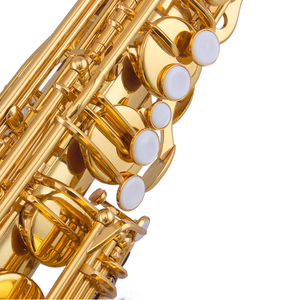 Золотой Лак Bb Tone Tenor <span class=keywords><strong>Sax</strong></span> латунный духовой инструмент - Product Image 3