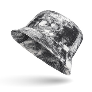 Tie Dye Reversible Bucket Hat Wide Brim Sun Protection Spring Summer Unisex Canvas Fisherman Hat - Product Image 4