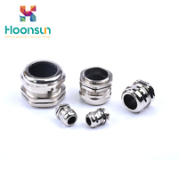 Presse-étoupe métalliques étanches IP68 en laiton M12 M16 pour câbles M18 M20 M22 M25 PG7 PG9 PG11 PG13.5 PG16 PG21 PG29 PG36 PG42