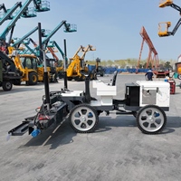 Machine de nivellement de béton hydraulique à laser, équipement de nivellement automatique au laser pour les grands projets de pavage routier en béton