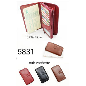 Compagnon - 5831 Portefeuille en cuir véritable, design luxueux et sophistiqué, de haute qualité, pour les affaires et l'usage quotidien - Product Image 1