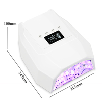 Lampe à ongles UV LED Unigel White Manicure, sécheuse à ongles de salon, lampe de durcissement avec séchage rapide pour la manucure professionnelle