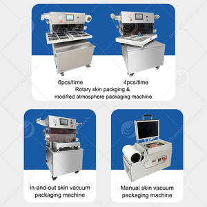 Machine de scellage de barquettes ORME pour petits pains plats, pizzas, emballages de légumes verts, avec purge d'azote - Product Image 5