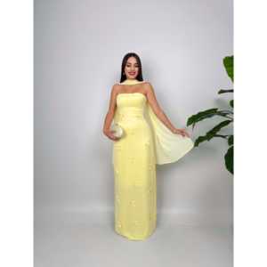 Elegante Vestido de Satén sin Tirantes, Corte Ajustado, Cintura Natural, Color Rojo, Vestido Largo Formal para Mujeres, Eventos Profesionales - Product Image 5