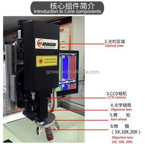 Macchina per la riparazione laser di schermi LCD Weicai CR-512DH-10HZ, riparazione di schermi ITO COF/TAB orizzontali e riparazione di linee incrociate e puntinazioni. - Product Image 4