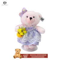 Chasingbeauty Animal Crossing Ours en peluche doux avec jupe en dentelle 14-17cm Unisexe