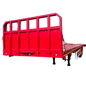 WS Heavy 2-5 Axle Flatbed Container Semi Trailer Manufacturer