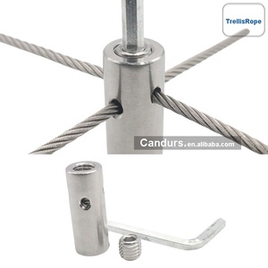 Supports de treillis en fil de câble en acier inoxydable SS 316 <span class=keywords><strong>pour</strong></span> plantes grimpantes de mur végétal - Product Image 2