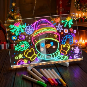 2026 Magic LED <b>Drawing</b> Board <b>Portable</b> Doodling Glow Creative LED Note Board Gifts Toys for Kids - Product Image 1