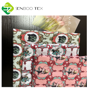 Tùy Chỉnh DIY Nửa Sân Mềm Cotton Spandex Jersey 60 "Chiều Rộng In Kỹ Thuật Số Vải Cắt Mảnh Hữu Cơ Oeko-Tex 100 Cho Cô Gái Đồ Chơi - Product Image 5