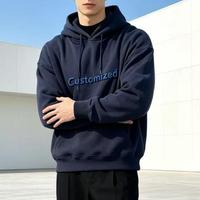 Nouveauté : Sweat à capuche épais doublé polaire, coupe ample, avec broderie floquée