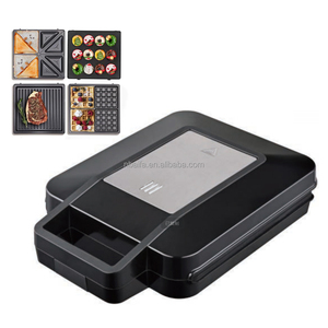 Aifa 4 lát có thể tháo rời bánh rán hấp dẫn nhà sản xuất bánh sandwich SSS mới đa chức năng 3 trong 1 nhà sản xuất bánh quế tùy chỉnh thép không gỉ - Product Image 2