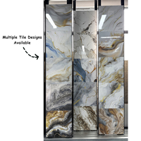 Carrelage en porcelaine effet marbre 60x60, effet pierre naturelle, carrelage mural et de sol de luxe avec impression jet d'encre 3D, carreau commercial