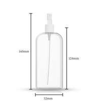 FUYUN 160ml Bouteille Pompe en Plastique PETG Vide Rechargeable pour Huile Capillaire, Soins de la Peau, Lotion, Sérum, Masque Facial (Personnalisable)