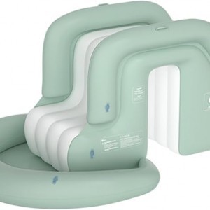 Tận hưởng niềm vui mùa hè thú vị với đường trượt nước hai làn của chúng tôi được thiết kế cho trẻ em và người lớn chơi ngoài trời - Product Image 5