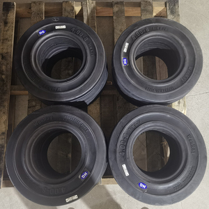 16 "Nhà máy trực tiếp giá đặc biệt rắn lốp xe với rim cho cảng biển container Dolly sân bay hành lý Trailer bánh xe 4.00-8 - Product Image 5