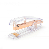 Agrafeuse manuelle acrylique Offre Spéciale plastique transparent transparent avec bureau en métal essentiel