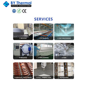 CNC broşlama işleme ile OEM kişisel bakır çift taraflı Skiving Fin ısı emici - Product Image 3