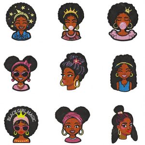 Patchs thermocollants mignons pour filles noires, thème Fête de l'Indépendance, pour la décoration de vêtements de bébés et de jeunes filles - Product Image 5