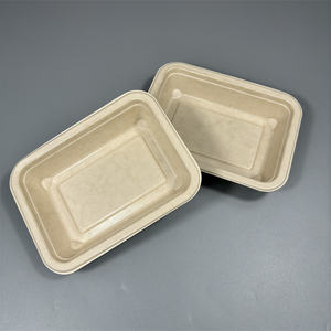 Personalizado Rectángulo Biodegradable Desechable Caña <span class=keywords><strong>de</strong></span> Azúcar Bagazo Alimentos Almuerzo Embalaje <span class=keywords><strong>Para</strong></span> Alimentos Caja <span class=keywords><strong>de</strong></span> Pulpa <span class=keywords><strong>de</strong></span> Papel - Product Image 6