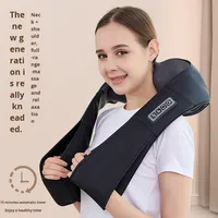 Masseur Shiatsu pour le dos, les épaules et le cou avec chaleur, massage électrique des tissus profonds 4D pétrissant, meilleurs cadeaux cadeaux de Noël