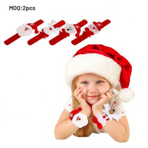 Nueva Pulsera de Navidad 2024, Regalo Navideño, Bajo MOQ, Pulsera de Cierre Rápido con Diseño de Papá Noel para Niños - Product Image 2