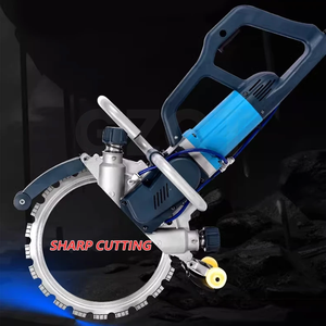 GZCT D370 8980W High-Power Wall Slotting Machine Industrial DIY Concrete <b>Ring</b> Saw for Rebar & Cutting - Product Image 2