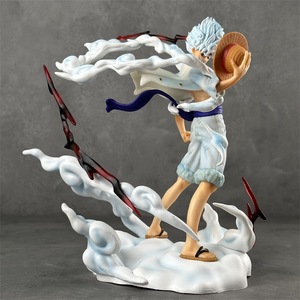 <span class=keywords><strong>Figurine</strong></span> d'anime japonaise populaire, Nika Luffy debout, scène de combat, statue en PVC GK, ornement de bureau d'anime - Product Image 2