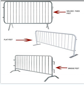 Tùy chỉnh hàng rào kiểm soát đám đông Kim loại/rào chắn di động/Dễ dàng lắp ráp giao thông cho người đi bộ kiểm soát đám đông rào cản sự kiện - Product Image 4