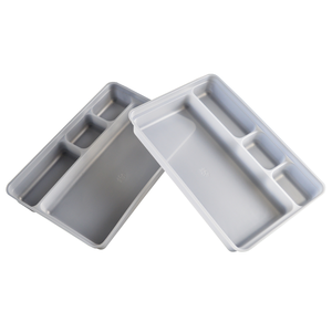 Plateau stérile médical à quatre compartiments en polypropylène (PP) - Product Image 4