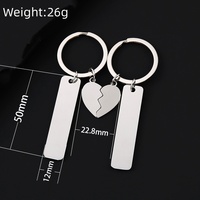 Grosir Carabiner Kreatif Stainless Steel Ringan, Fashion, Cetak UV, Custom, Ukiran Huruf, Kosong