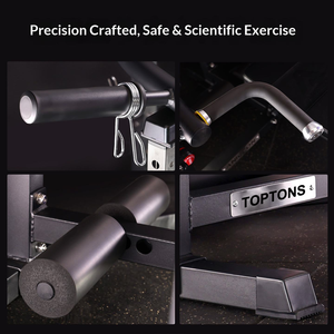 Machine de musculation commerciale TOPTONS pour développements au sol |   Presse à épaules inclinable réglable pour l'entraînement de force de la poitrine et du haut du corps - Product Image 3