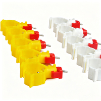 Yimuda Nouveau Produit Phare Abreuvoir Automatique en Plastique Jaune pour Poulets, Économiseur d'Eau pour Élevages Avicoles