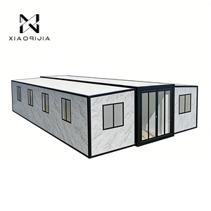 منزل حاويات قابل للتوسيع 40 قدمًا من الشركة المصنعة، <span class=keywords><strong>2</strong></span>-<span class=keywords><strong>3</strong></span> غرف نوم، نموذج قابل للطي، تصميم حديث مقاوم للماء، هيكل فولاذي، للفنادق والمكاتب والمتاجر - Product Image 1