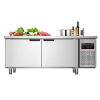 Congélateur commercial d'établi de réfrigérateur frais d'acier inoxydable avec la table d'opération de barre d'eau 220V