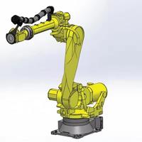 Système d'extension de tuyau à ressort pour robots industriels KUKA, Kawasaki, FANUC, YASKAWA, ABB - Pack de protection pour robots