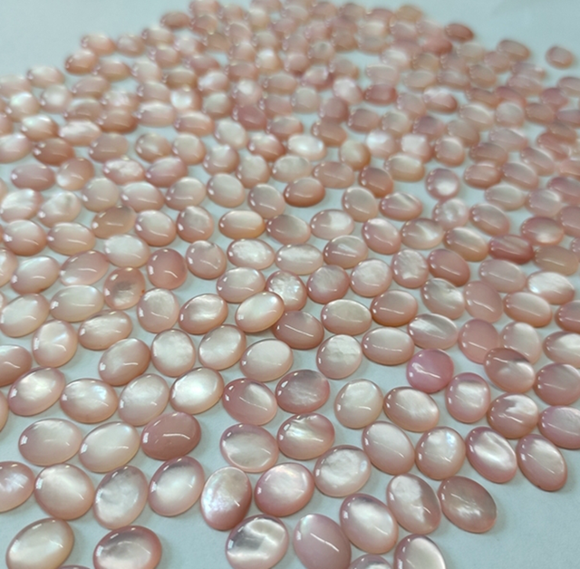 Luxury White Mother of Pearl Shell Discs MOP Seashell Oval Chips Bead 10*8mm Inlay Jewelry