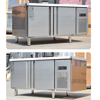 110V/60Hz Mousse Porte Chef Base Viande Pizza Workbench Congélateur