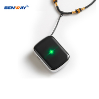 Pelacak Hewan Peliharaan Mini GSM/GPRS/WiFi GPS Real-Time Tahan Air Baterai 1000mAh Aplikasi Android IOS PC Penyimpanan Cloud Garansi 1 Tahun-Benway