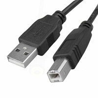 Kabel Data USB A 2.0 USB B kustom 0.5m 1m 2M untuk kit pemindai Printer