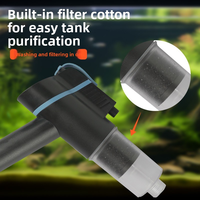 Changeur d'eau d'aquarium automatique, siphon, nettoyeur de sable, pompe électrique, nettoyeur de gravier, auto-nettoyant, entretien du réservoir sans effort, salle de bain