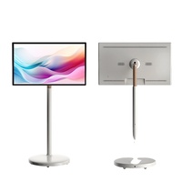 Télévision de cuisine intelligente interactive 32 pouces Tv dans la cellule moniteur tactile écran LCD Portable TV rotative avec Google