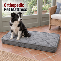 Matelas orthopédique pour chien en marque privée avec options d'emballage personnalisées et housse amovible matelassée