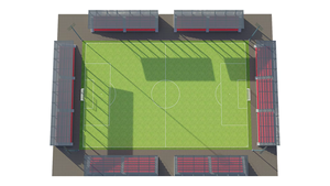Équipement <span class=keywords><strong>de</strong></span> <span class=keywords><strong>stade</strong></span> <span class=keywords><strong>de</strong></span> football professionnel, solution complète pour terrain <span class=keywords><strong>de</strong></span> football extérieur avec gradins, buts et système d'éclairage - Product Image 4