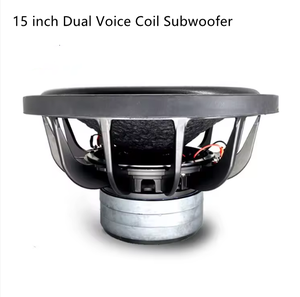 Subwoofer de <span class=keywords><strong>15</strong></span>" y 1200W con Doble Bobina Móvil y Triple Imán para Audio de Coche con Logotipo Personalizado, Altavoces con Doble VC y Triple Imán - Product Image 3