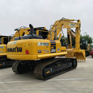 Excavadora Usada Original Japonesa Komatsu PC200-8 de 20 Toneladas, Excavadora de Construcción Grande, EPA CE PC200 200-7, Excavadora de Segunda Mano - Product Image 3