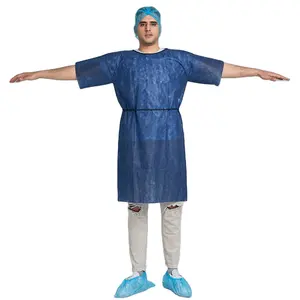 Non Woven Patient Gown Disposable Hospital Clothing Patient Gowns