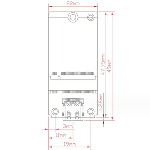 Nvme <span class=keywords><strong>M</strong></span>.2 Naar Type-C Hdd Behuizing Interposer Board Usb 3.2 10Gbps Harde Schijf Behuizing Adapter Kaart - Product Image 5