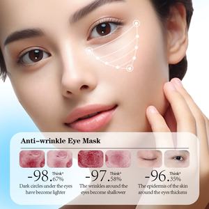 Patchs Hydrogel Noirs au Charbon Purifiant au Collagène pour les Yeux, Masque Anti-Cernes et Anti-Poches, Effet Raffermissant, Marque Privée - Product Image 6