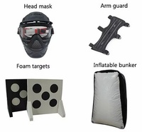 Visières de tir en silicone – Équipement de jeu de tir à l'arc étanche et durable pour les sports de plein air et l'exercice quotidien